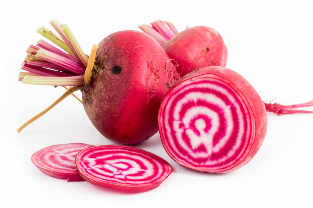 Target or Chiogga Beetroot (bunches)
